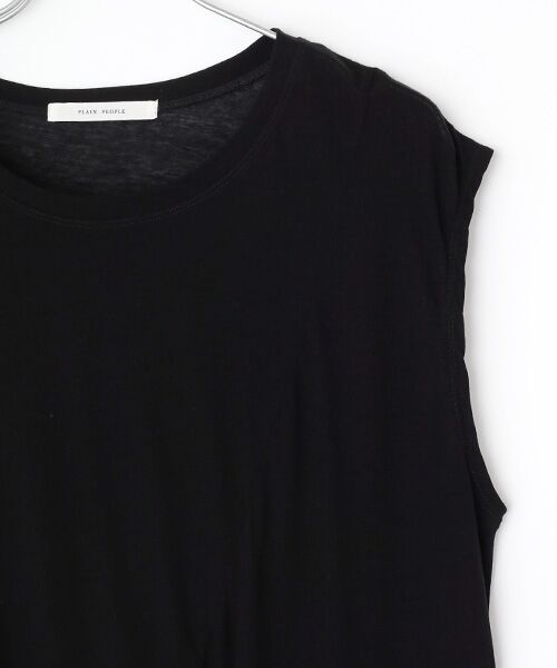 PLAIN PEOPLE / プレインピープル カットソー | 強撚ハイゲージ天竺イレギュラーヘムプルオーバー | 詳細2