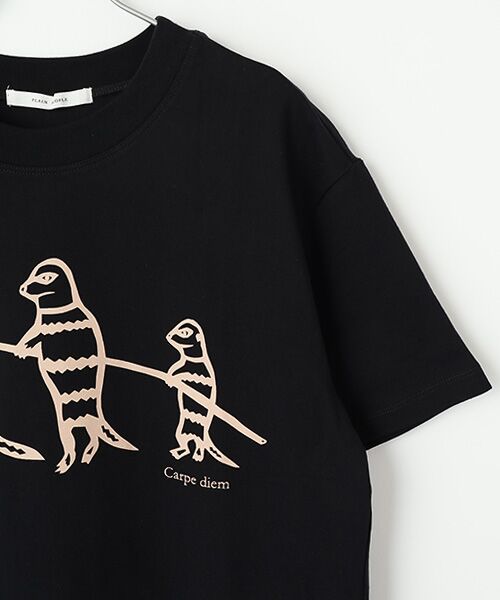 PLAIN PEOPLE / プレインピープル Tシャツ | ミーアキャットプリントＴシャツ | 詳細2