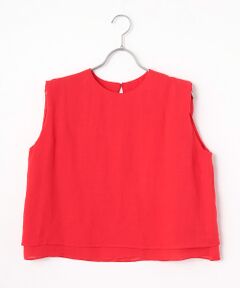 PLAIN PEOPLE / プレインピープル シャツ・ブラウス | ナチュラルリネンガーゼノースリーブブラウス