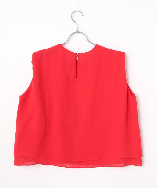 PLAIN PEOPLE / プレインピープル シャツ・ブラウス | ナチュラルリネンガーゼノースリーブブラウス | 詳細2