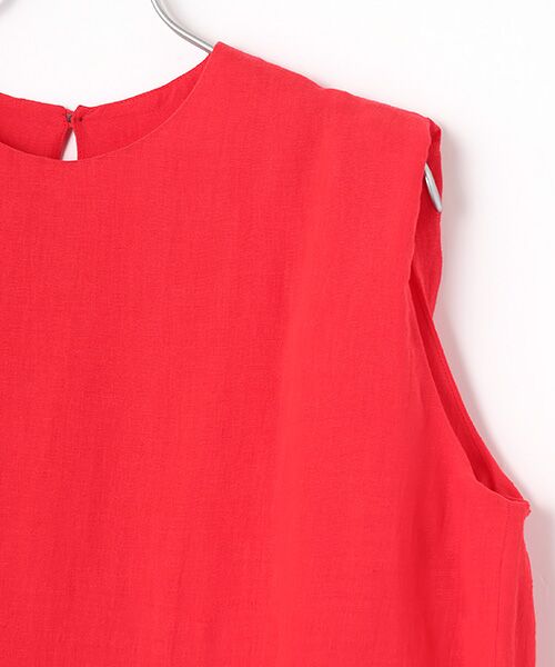 PLAIN PEOPLE / プレインピープル シャツ・ブラウス | ナチュラルリネンガーゼノースリーブブラウス | 詳細3