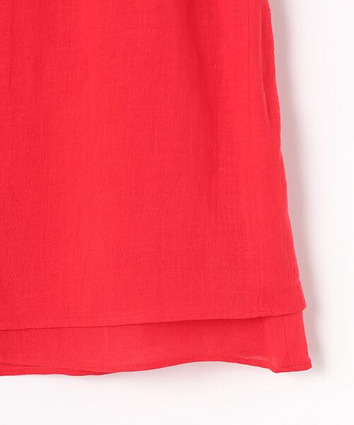 PLAIN PEOPLE / プレインピープル シャツ・ブラウス | ナチュラルリネンガーゼノースリーブブラウス | 詳細4