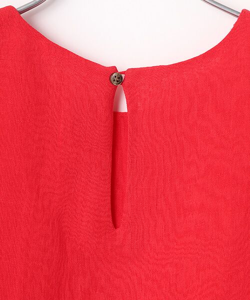 PLAIN PEOPLE / プレインピープル シャツ・ブラウス | ナチュラルリネンガーゼノースリーブブラウス | 詳細5