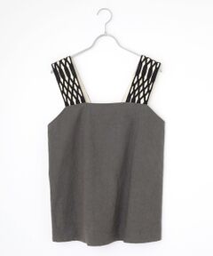 PLAIN PEOPLE / プレインピープル キャミソール・チューブトップ | コットンリネンラミーキャンバスキャミソールトップス