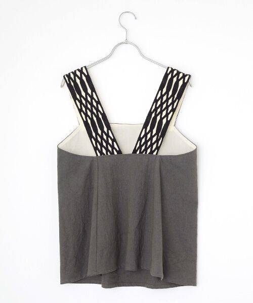 PLAIN PEOPLE / プレインピープル キャミソール・チューブトップ | コットンリネンラミーキャンバスキャミソールトップス | 詳細2