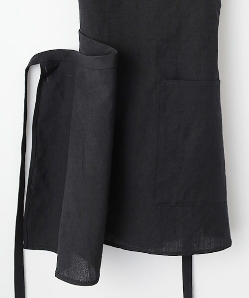 PLAIN PEOPLE / プレインピープル ベスト | リネンウールタンブラーワッシャーエプロンベスト | 詳細5