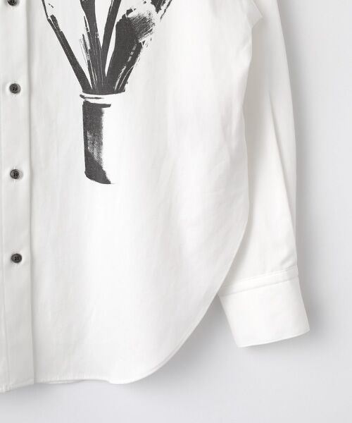 PLAIN PEOPLE / プレインピープル シャツ・ブラウス | 綿麻高密度ツイルアトリエモチーフプリントシャツ | 詳細3