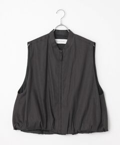 PLAIN PEOPLE / プレインピープル その他アウター | リネンレーヨンストレッチブルゾンジレ