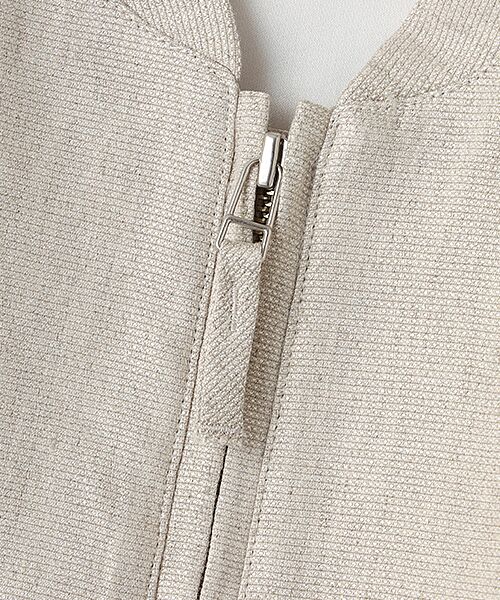 PLAIN PEOPLE / プレインピープル その他アウター | リネンレーヨンストレッチブルゾンジレ | 詳細1