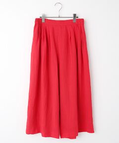 PLAIN PEOPLE / プレインピープル その他パンツ | ナチュラルリネンガーゼワイドクロップドパンツ