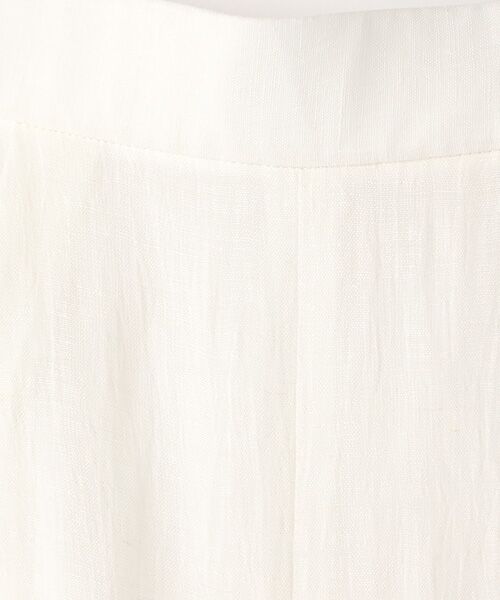 PLAIN PEOPLE / プレインピープル その他パンツ | ナチュラルリネンガーゼワイドクロップドパンツ | 詳細1