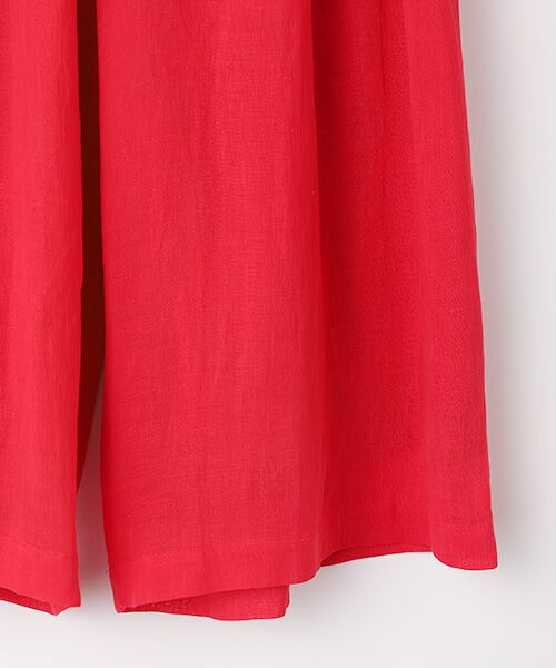 PLAIN PEOPLE / プレインピープル その他パンツ | ナチュラルリネンガーゼワイドクロップドパンツ | 詳細4