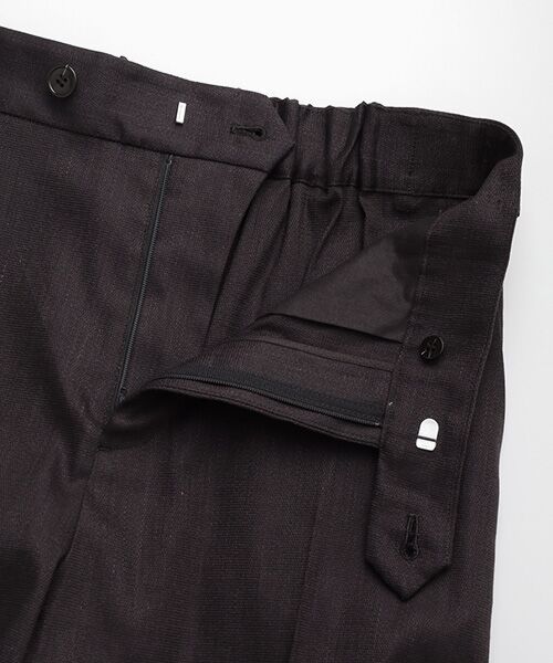 PLAIN PEOPLE / プレインピープル その他パンツ | リネンレーヨンストレッチテーパードパンツ | 詳細5