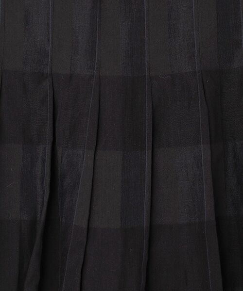 PLAIN PEOPLE / プレインピープル ロング・マキシ丈スカート | コードチェックワッシャーセミフレアスカート | 詳細6