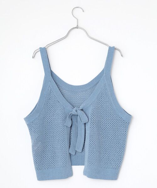 PLAIN PEOPLE / プレインピープル その他トップス | モールニットキャミソール | 詳細1