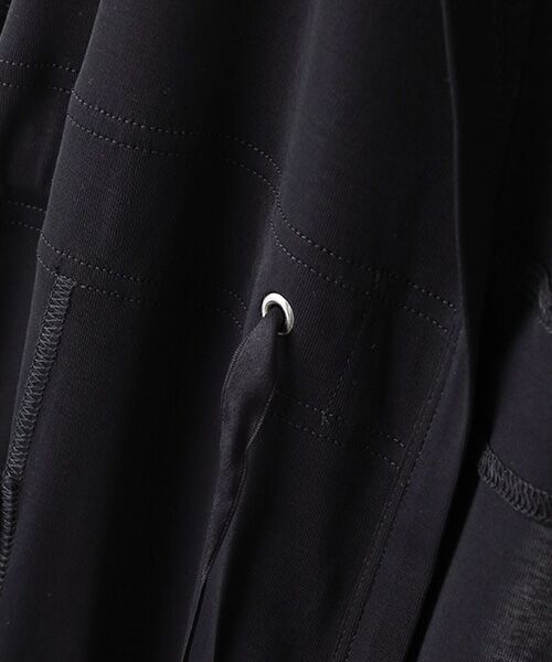 PLAIN PEOPLE / プレインピープル カーディガン・ボレロ | ガス強撚フライスフード付きロングカーディガン | 詳細7