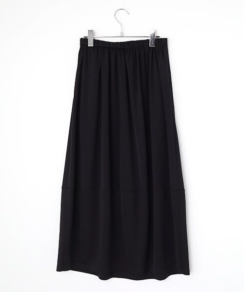PLAIN PEOPLE / プレインピープル ロング・マキシ丈スカート | トリアセドライジャージタックスカート | 詳細1