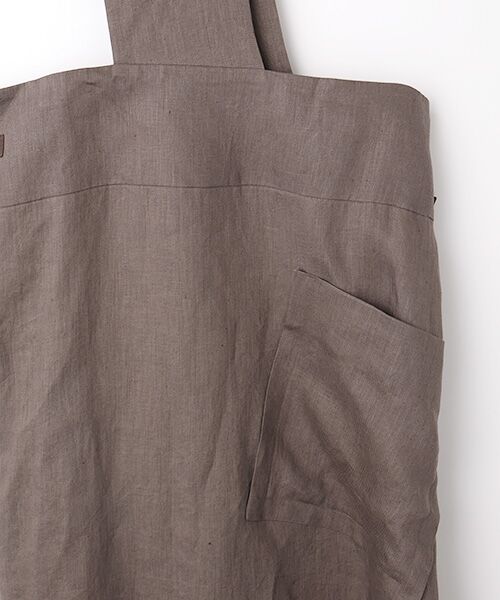 PLAIN PEOPLE / プレインピープル ロング・マキシ丈スカート | フレンチリネンワンショルダースカート | 詳細3