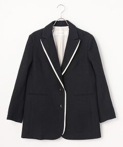 PLAIN PEOPLE / プレインピープル テーラードジャケット | ウールリネンヘリンボンテーラードジャケット