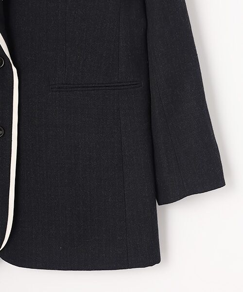PLAIN PEOPLE / プレインピープル テーラードジャケット | ウールリネンヘリンボンテーラードジャケット | 詳細3