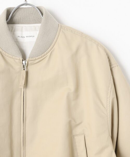PLAIN PEOPLE / プレインピープル ブルゾン | リサイクルナイロンMA-1ブルゾン | 詳細2