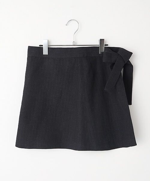 PLAIN PEOPLE / プレインピープル スラックス・ドレスパンツ | ウールリネンヘリンボンスカート付きスラックスパンツ | 詳細5