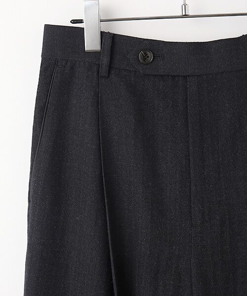 PLAIN PEOPLE / プレインピープル スラックス・ドレスパンツ | ウールリネンヘリンボンスカート付きスラックスパンツ | 詳細8