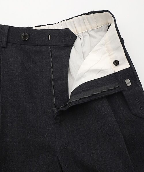 PLAIN PEOPLE / プレインピープル スラックス・ドレスパンツ | ウールリネンヘリンボンスカート付きスラックスパンツ | 詳細9