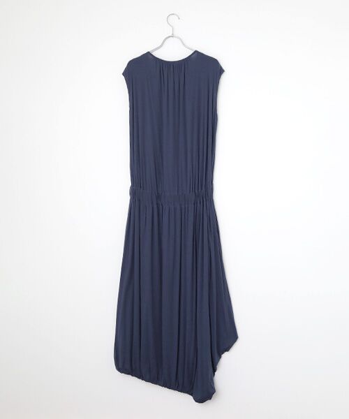 PLAIN PEOPLE / プレインピープル ロング・マキシ丈ワンピース | シアーハイツイストフライスギャザーワンピース | 詳細1