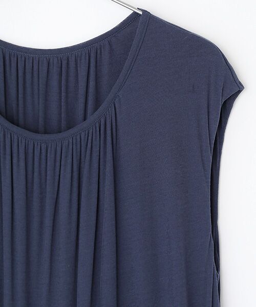 PLAIN PEOPLE / プレインピープル ロング・マキシ丈ワンピース | シアーハイツイストフライスギャザーワンピース | 詳細2