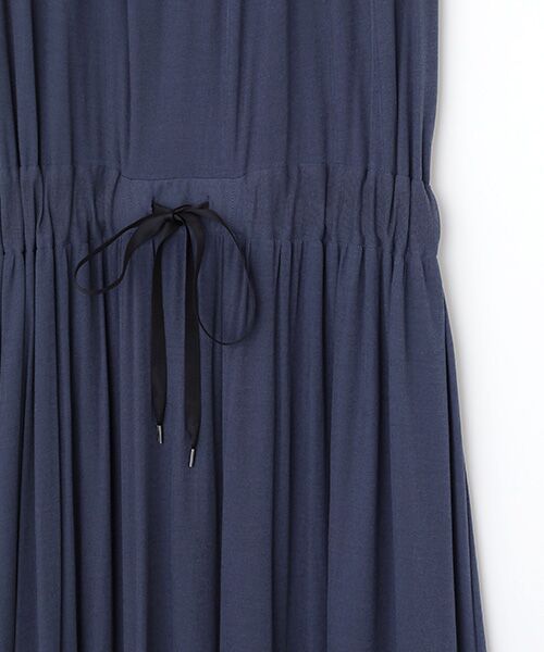 PLAIN PEOPLE / プレインピープル ロング・マキシ丈ワンピース | シアーハイツイストフライスギャザーワンピース | 詳細3