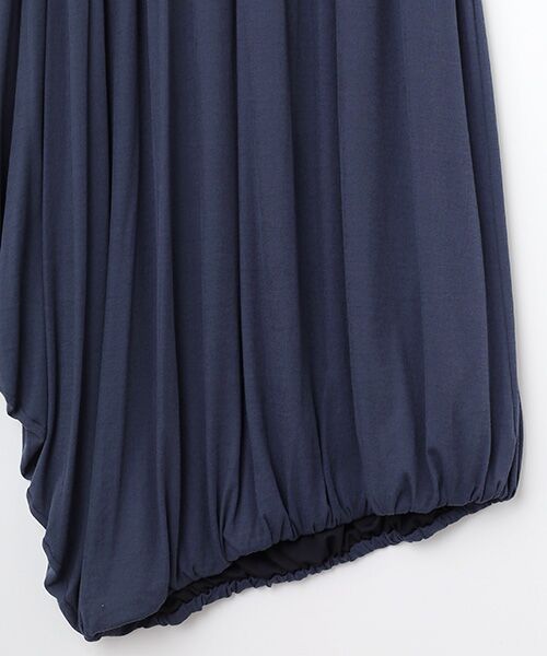 PLAIN PEOPLE / プレインピープル ロング・マキシ丈ワンピース | シアーハイツイストフライスギャザーワンピース | 詳細4