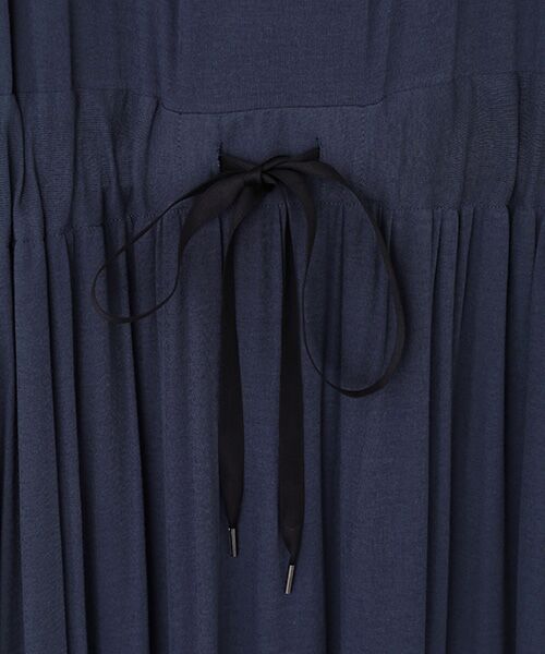 PLAIN PEOPLE / プレインピープル ロング・マキシ丈ワンピース | シアーハイツイストフライスギャザーワンピース | 詳細7