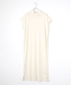 PLAIN PEOPLE / プレインピープル ロング・マキシ丈ワンピース | ラミーコットン裏毛パーカーワンピース