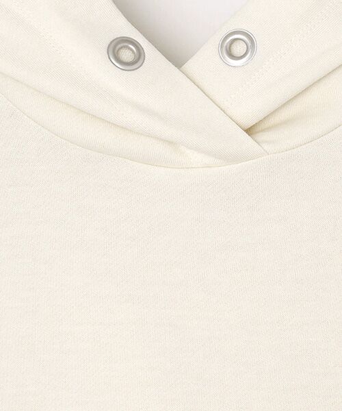 PLAIN PEOPLE / プレインピープル ロング・マキシ丈ワンピース | ラミーコットン裏毛パーカーワンピース | 詳細1