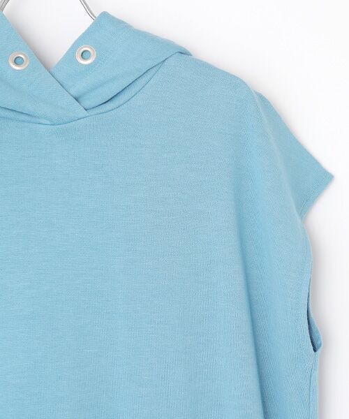 PLAIN PEOPLE / プレインピープル ロング・マキシ丈ワンピース | ラミーコットン裏毛パーカーワンピース | 詳細3