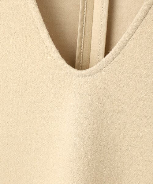 PLAIN PEOPLE / プレインピープル ロング・マキシ丈ワンピース | ダンボールジャージ/ミルドジャージUネックジャンパースカート | 詳細5