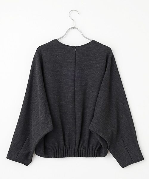 PLAIN PEOPLE / プレインピープル カットソー | ダンボールジャージ/ミルドジャージゴムタックドルマンプルオーバー | 詳細2