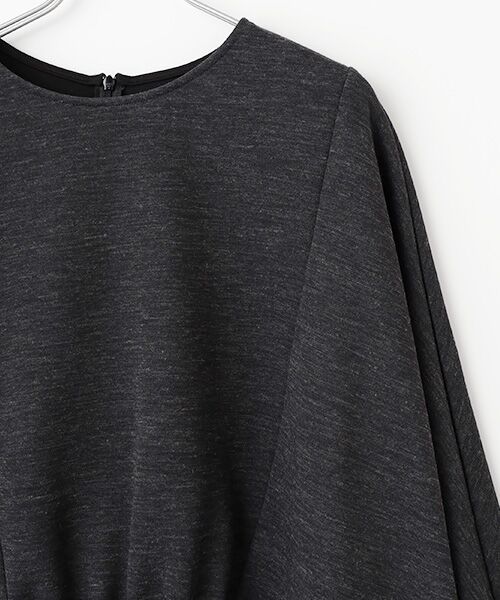 PLAIN PEOPLE / プレインピープル カットソー | ダンボールジャージ/ミルドジャージゴムタックドルマンプルオーバー | 詳細3