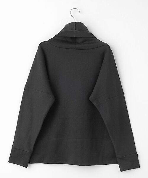 PLAIN PEOPLE / プレインピープル カットソー | カシミヤタッチ裏毛オフタートルプルオーバー | 詳細1