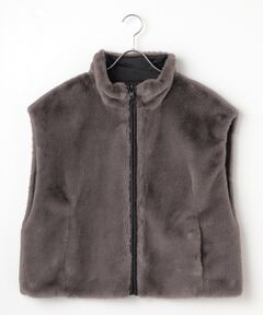 PLAIN PEOPLE / プレインピープル ベスト | リバーシブルファーベスト