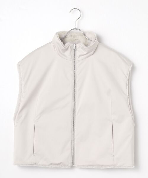 PLAIN PEOPLE / プレインピープル ベスト | リバーシブルファーベスト | 詳細1