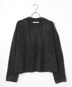 PLAIN PEOPLE / プレインピープル カーディガン・ボレロ | MONAアルパカミドル丈ニットカーディガン