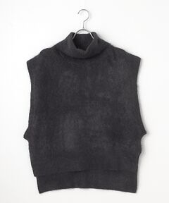 PLAIN PEOPLE / プレインピープル ベスト | MONAアルパカニュアンスネックニットベスト