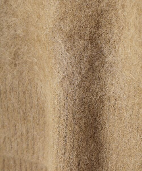 PLAIN PEOPLE / プレインピープル ベスト | MONAアルパカニュアンスネックニットベスト | 詳細1