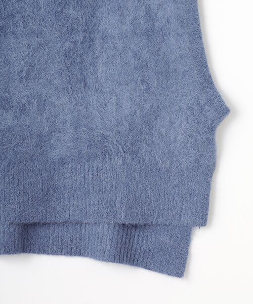 PLAIN PEOPLE / プレインピープル ベスト | MONAアルパカニュアンスネックニットベスト | 詳細5