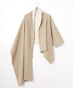 PLAIN PEOPLE / プレインピープル マフラー・ショール・スヌード・ストール | ウールカシミヤダブルクロスジャージ片袖ストール