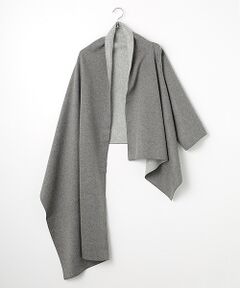 PLAIN PEOPLE / プレインピープル マフラー・ショール・スヌード・ストール | ウールカシミヤダブルクロスジャージ片袖ストール