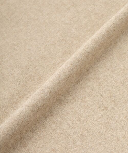 PLAIN PEOPLE / プレインピープル マフラー・ショール・スヌード・ストール | ウールカシミヤダブルクロスジャージ片袖ストール | 詳細1