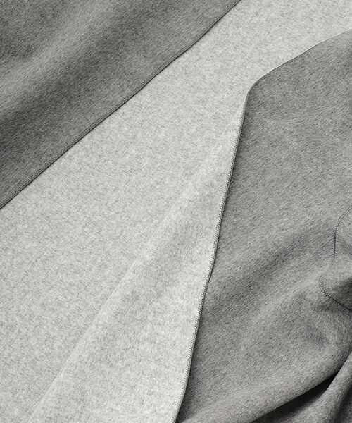 PLAIN PEOPLE / プレインピープル マフラー・ショール・スヌード・ストール | ウールカシミヤダブルクロスジャージ片袖ストール | 詳細5